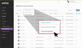 student course planner list